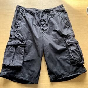 James Perse cargo men’s shorts in black size 2 M cotton